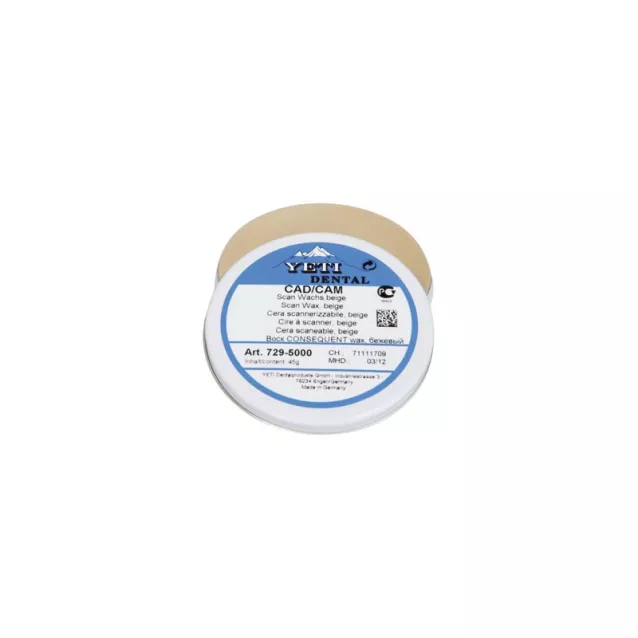 Cire A Scanner Beige Yeti (45G) - Yeti Dental - 04-221