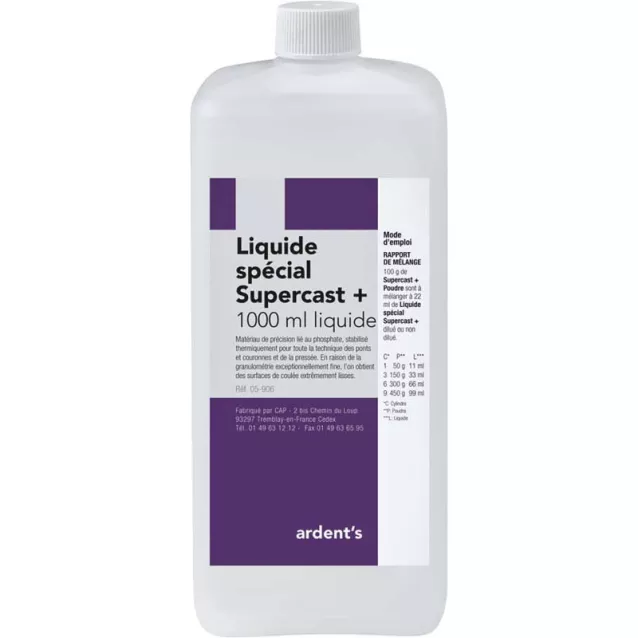 Liquide Special Supercast + Flacon (1L) - Ardent'S - 05-906