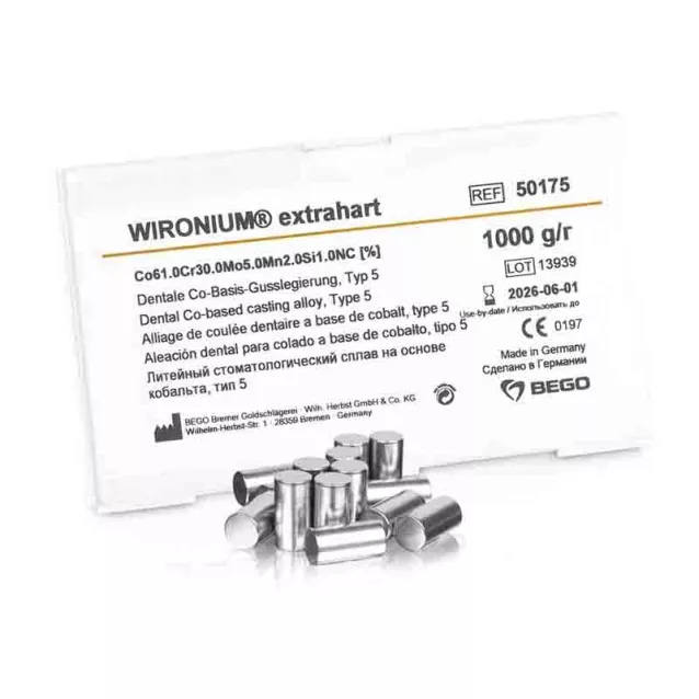 Wironium Extra Hard(1Kg) - Bego - 06-025