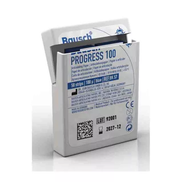 Progress 100 Bandes Predecoupees 100µ Bleu (50) - 11-489