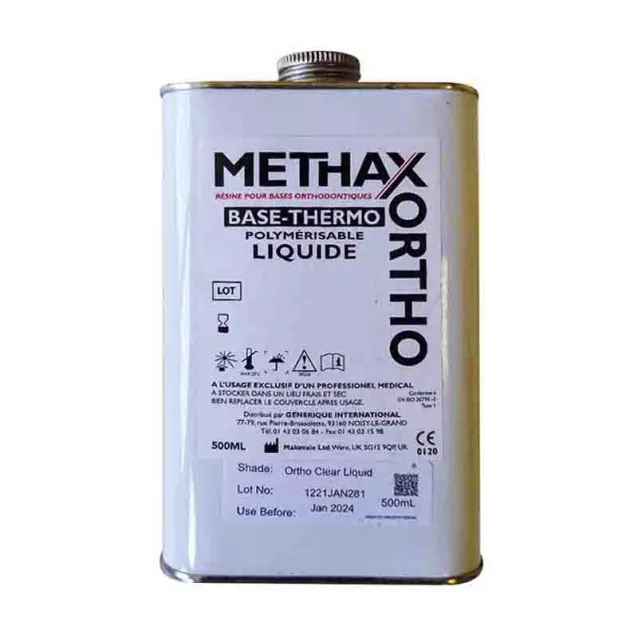 Methax Ortho Liquide Clear - Le Bidon De 500 Ml - 13-3156