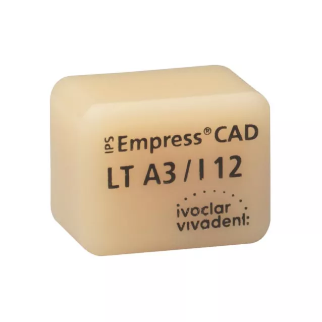 Ips Empress Cad Lt (Basse Translucidité)  I12 A3.5 - Ivoclar - 42-1385