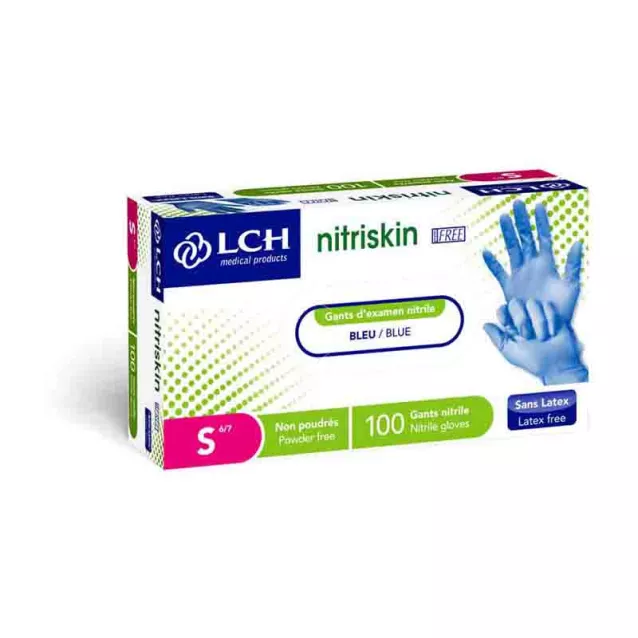 Gants Nitrile Np Nitriskin S - 6/7 (100) - 50-717