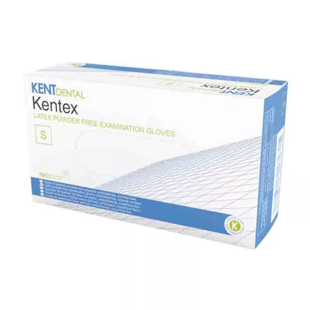 Gants Kentex Non Poudrés - S - Boite De 100 - Kent Dental - 50-905