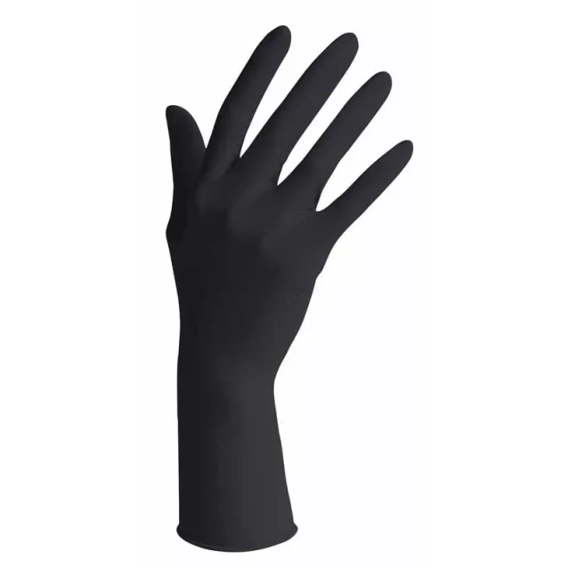 Gants Nitrile New Noir Medibase - Boite De 100-Xs-Noir - 50-934