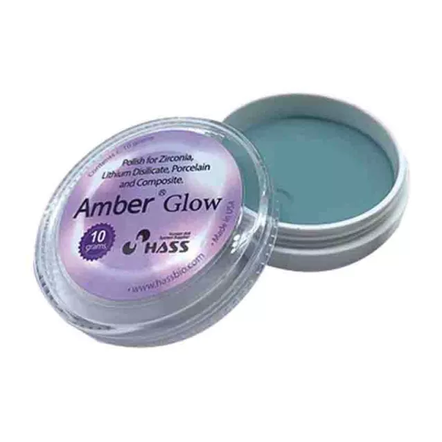 Amber Glow - Le coffret : 1 pot de pâte à polir de 10 g, 1 brossette à polir pour PàM. - 10 000 rpm  - Renfert