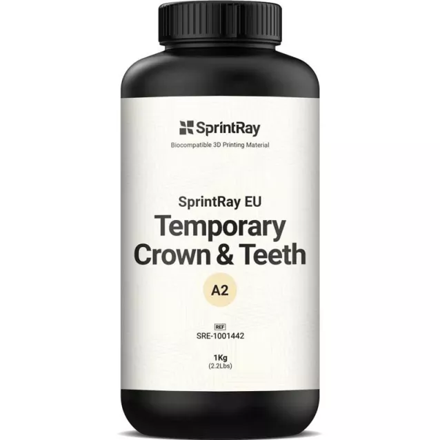 Spintray temporary crown & tooth - Le bidon de 1l - Teinte A2 - SprintRay