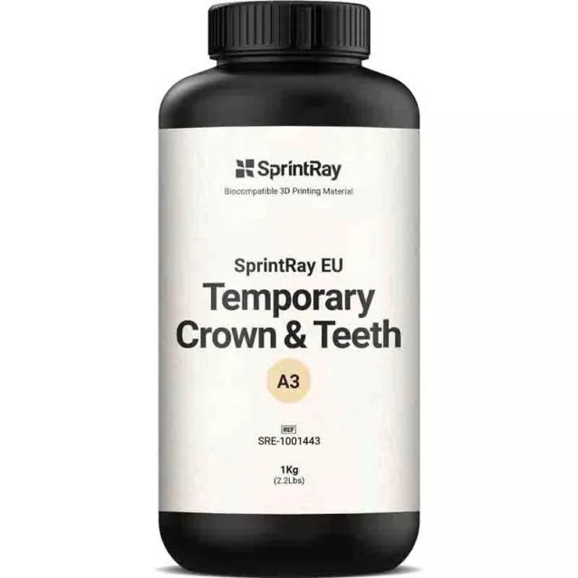 Spintray temporary crown & tooth - Le bidon de 1l - Teinte A3 - SprintRay