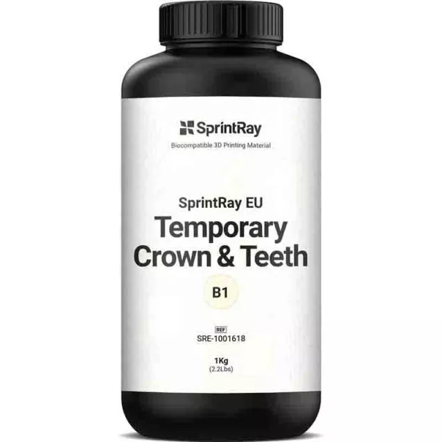 Spintray temporary crown & tooth - Le bidon de 1l - Teinte B2 - SprintRay