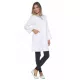 Tunique Louise Blanc/Gris Clair Taille 0 - Oury