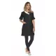 Tunique Louise Noir Taille 0 - Oury