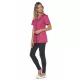 Tunique Jade Fuchsia/Noir Taille 0 - Oury