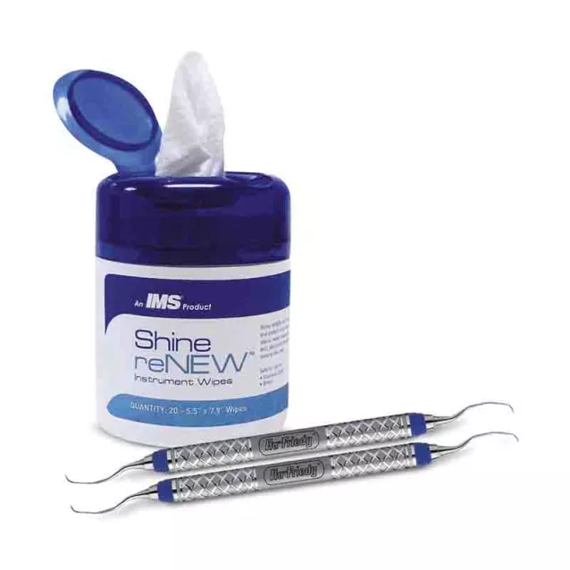 Lingettes Instruments Shine Renew (20) - La boîte de 20 lingettes- Hu-Friedy