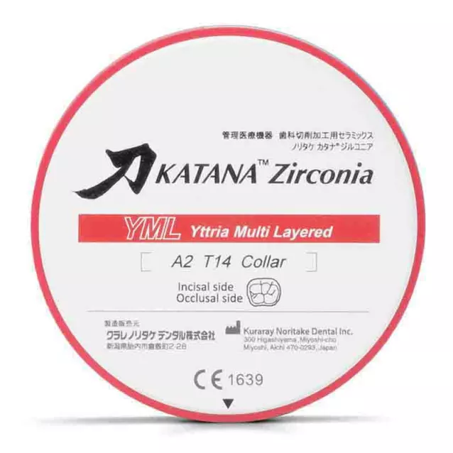 Katana YML-  - kuraray - A2 ZIRCONE- Kuraray